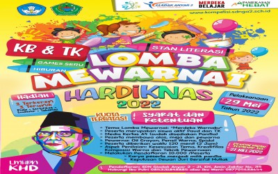 Lomba Mewarnai Hardiknas 2022 Pamekasan.